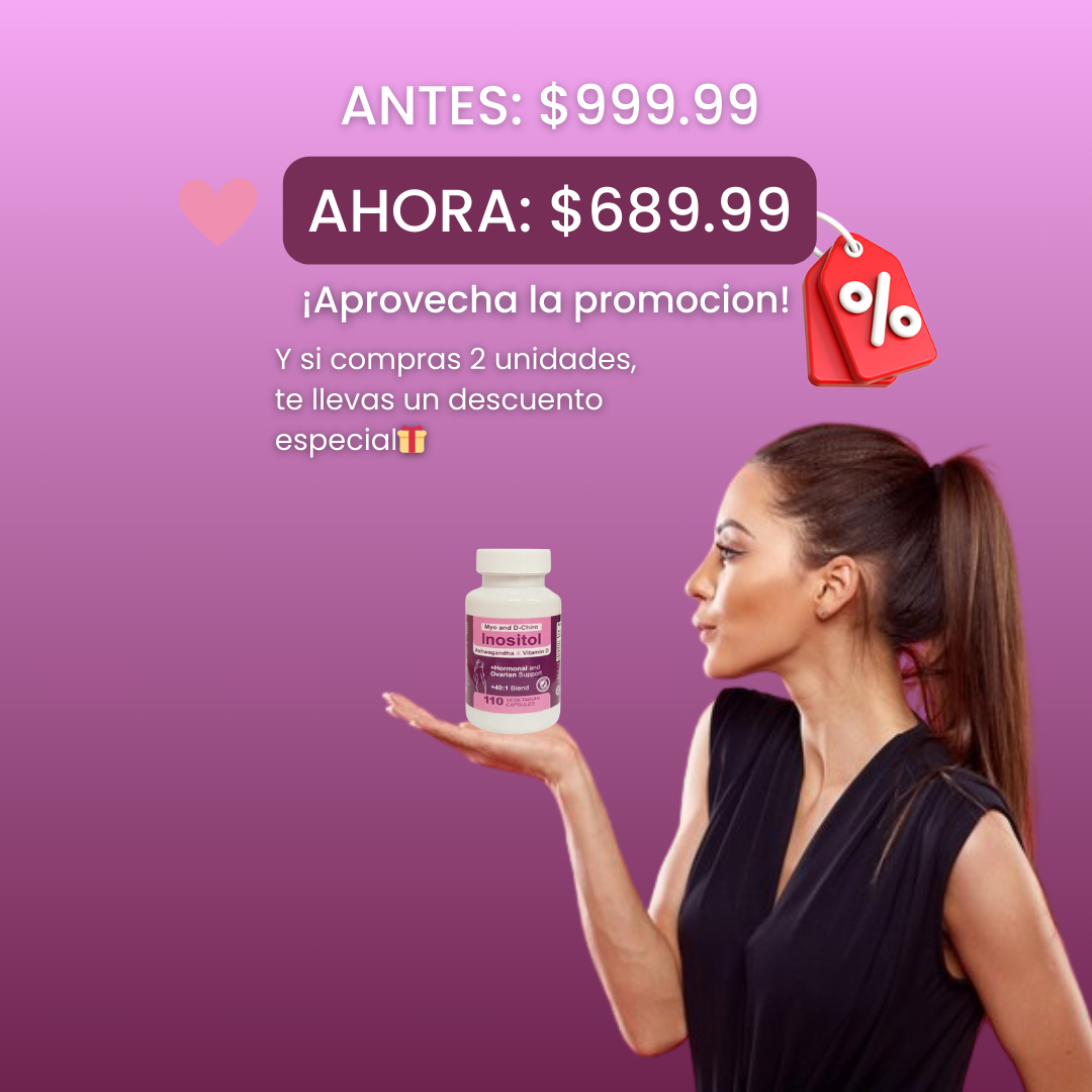 Myo Y D-CHIRO INOSITOL🧬 / REGULA TUS HORMONAS🌺 / OFERTA ESPECIAL🎁