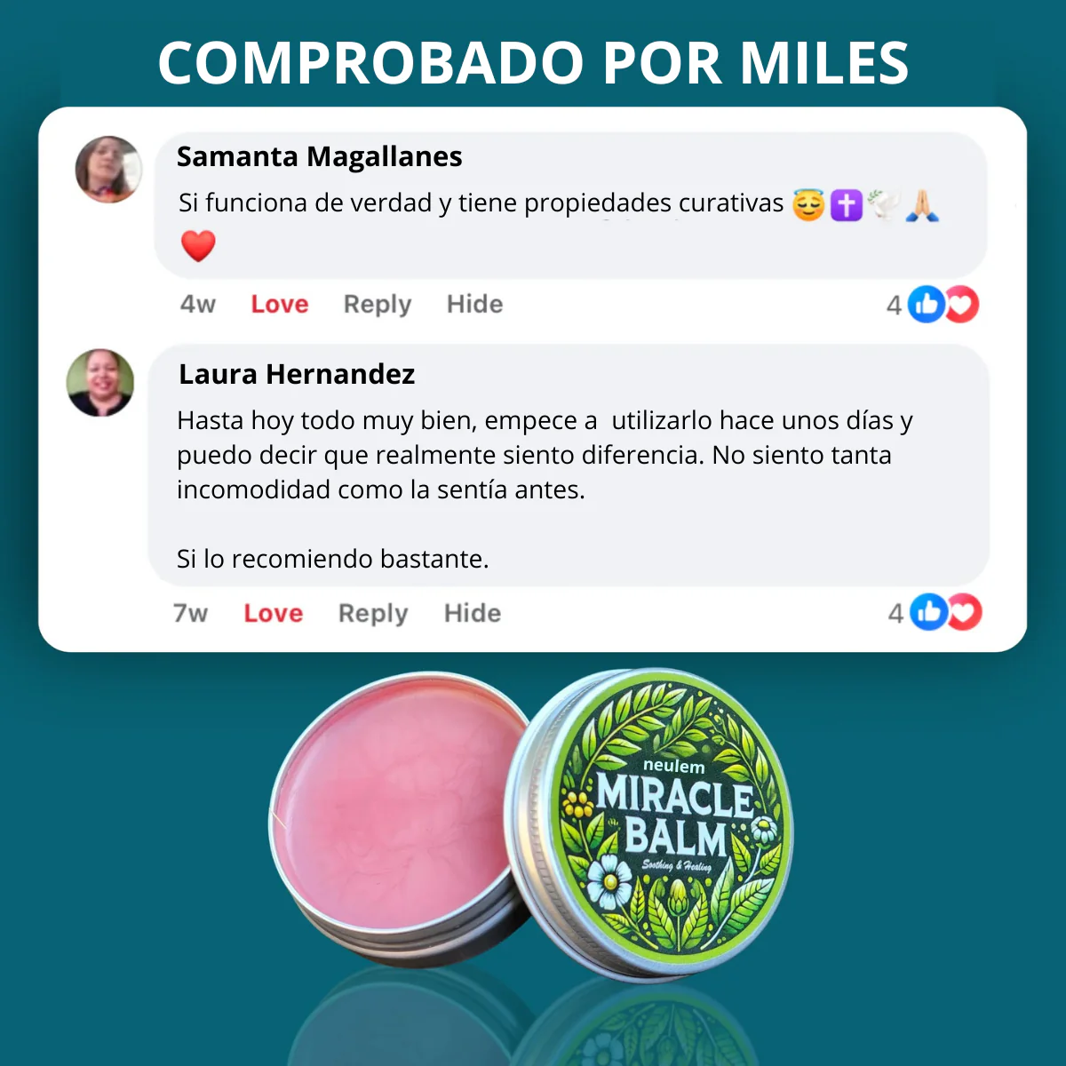 Piernas Ligeras al Instante: Miracle Balm™ Para Piernas y Tobillos Hinchados. 50%OFF