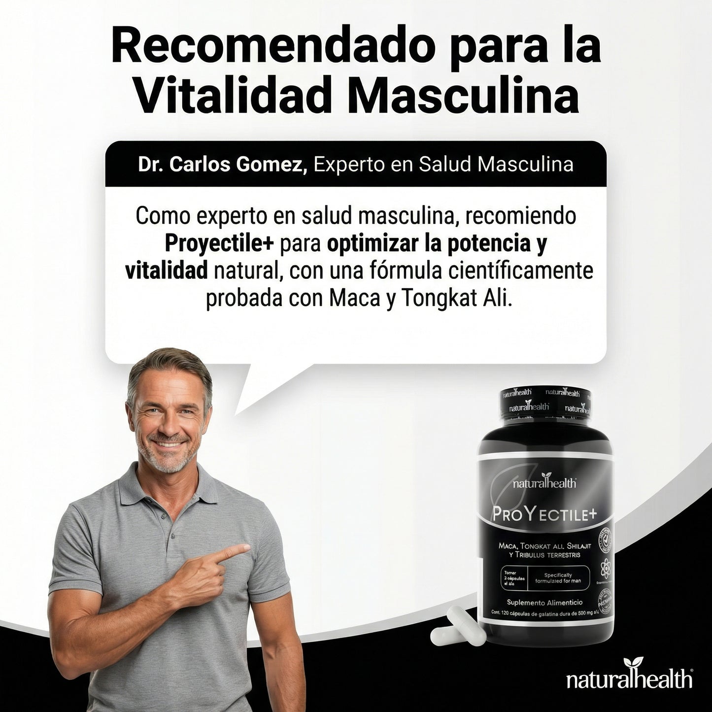 Proyectile+ | Capsulas "Potencia Masculina"