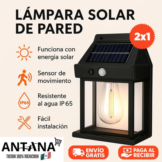 EcoBright™ | Lámpara Solar de Pared | Promoción Disponible 2x1 🎁