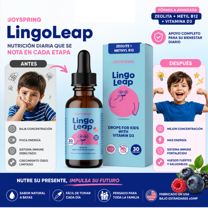 LingoLeap Max ® Limpia lo que intoxica y nutre lo que falta