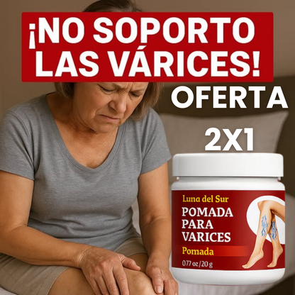 VARITREX OFERTA 2X1 / CREMA ELIMINA VARICES  / ALIVIO EN 20 DIAS / PAGUE 1 RECIBA 2🎁