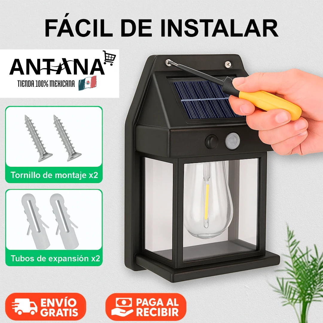 EcoBright™ | Lámpara Solar de Pared | Promoción Disponible 2x1 🎁