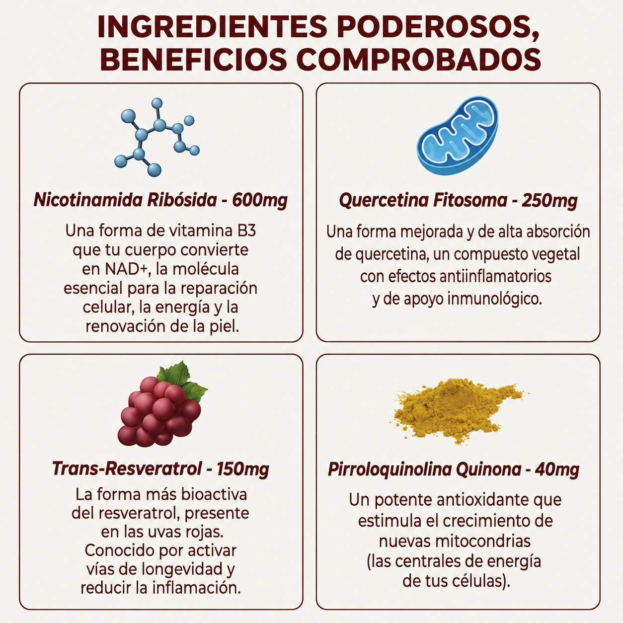 ZOOONE Liquido NAD+ | El Rejuvenecedor que cambia tu vida ❤️