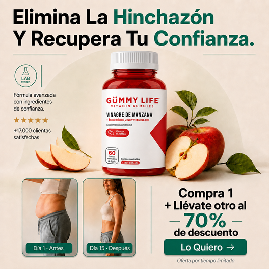 Gummy Life™ | Adiós a la Hinchazón Desde Casa