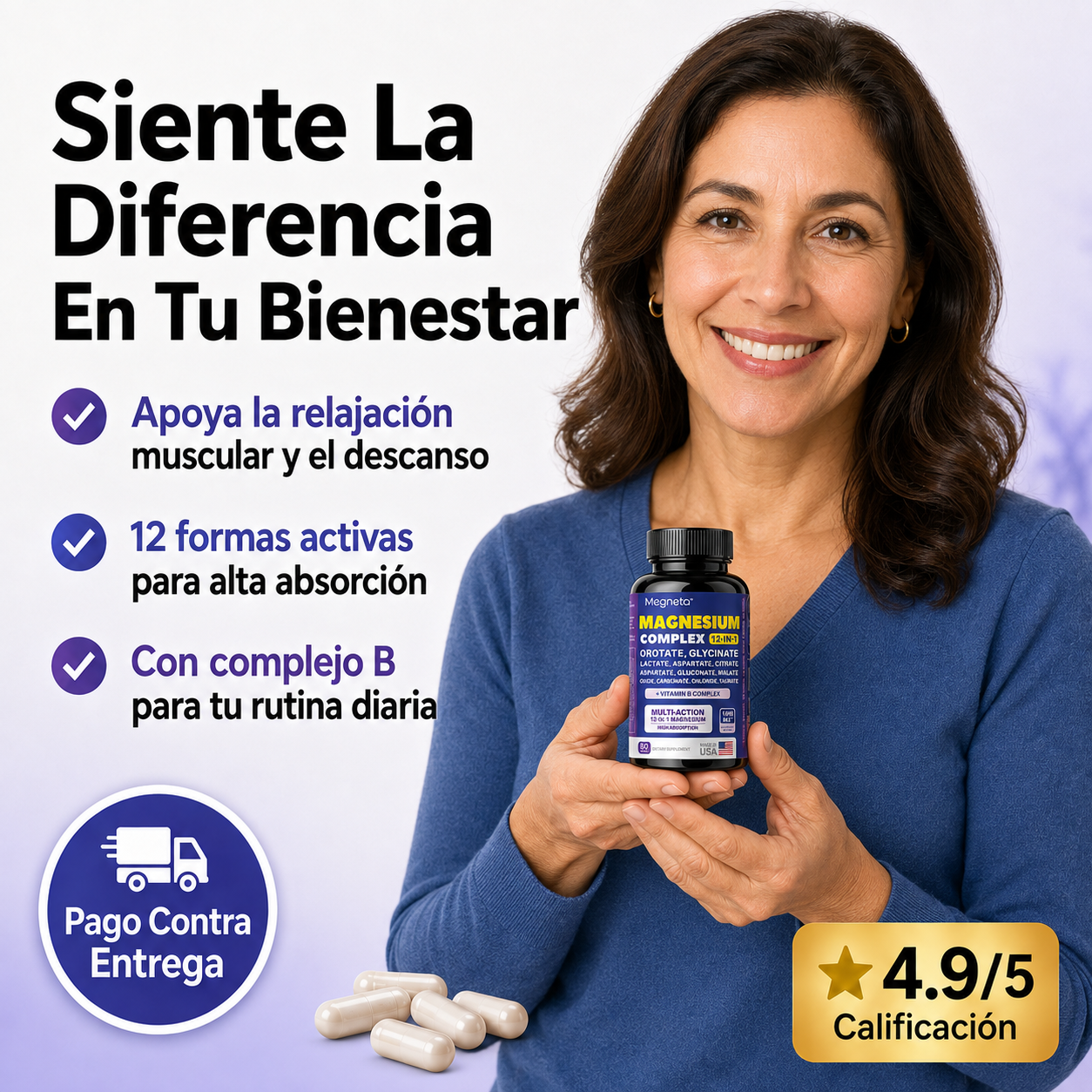 MEGNETA MAGNESIO COMPLEX™ — 12 Formas Activas