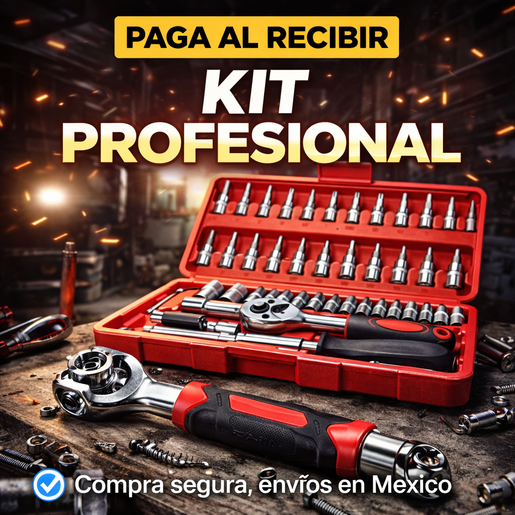 PowerGrip 360™ Combo Herramientas De 46 copas + Llave Universal⚙️