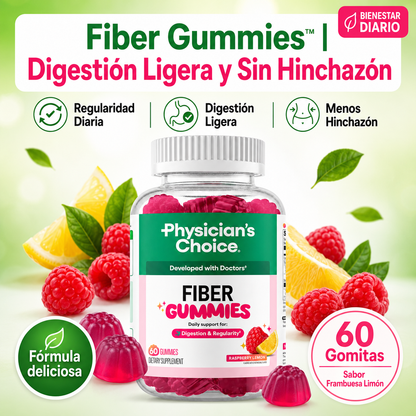Fiber Gummies™: Gomitas de fibra para una digestión ligera y sin hinchazón | 60% off