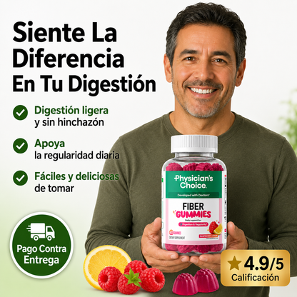 Fiber Gummies™: Gomitas de fibra para una digestión ligera y sin hinchazón | 60% off