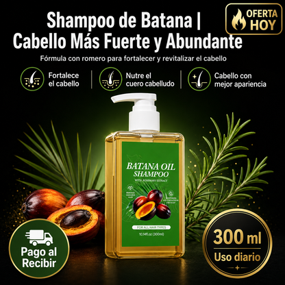 BATANA GOLD™ | DETÉN LA CAÍDA Y REVIVE TU CABELLO DESDE LA RAÍZ EN SOLO 1 SEMANA