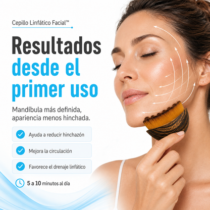 CEPILLO LINFÁTICO FACIAL™ — Desinflama Tu Rostro en 5 Minutos