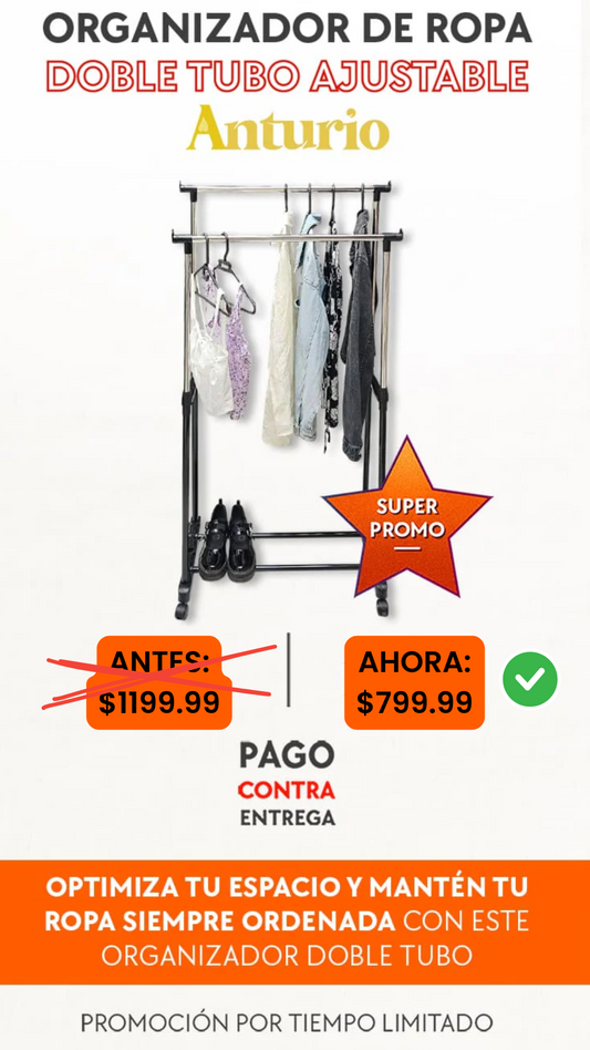 ORGANIZADOR DE ROPA / OPTIMIZA TU ESPACIO😍