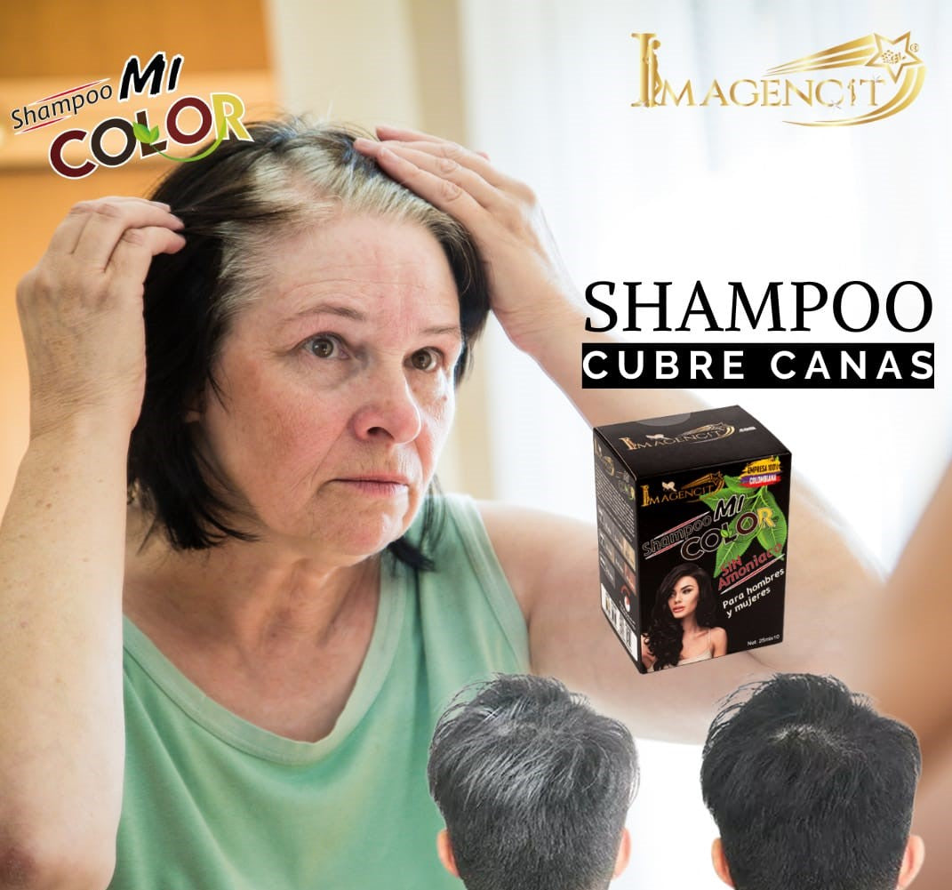 💫SHAMPOO ANTICANAS NEGRO MUJER Y HOMBRE💫