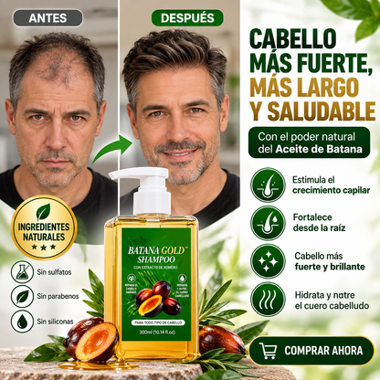 BATANA GOLD™ — Shampoo Capilar con Aceite de Batana