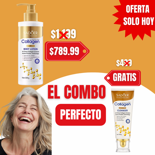 CREMA CORPORAL CON COLAGENO / NUTRE Y REVIVE TU PIEL🔥 + CREMA FACIAL DE REGALO🎁