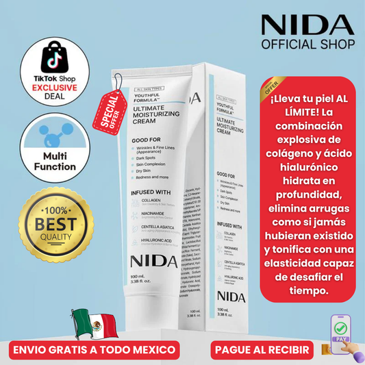 Crema Hidratante NIDA™: Despídete de esas arrugas que te envejecen en tan solo dias (Compra 2 y Obtén 1 Gratis)