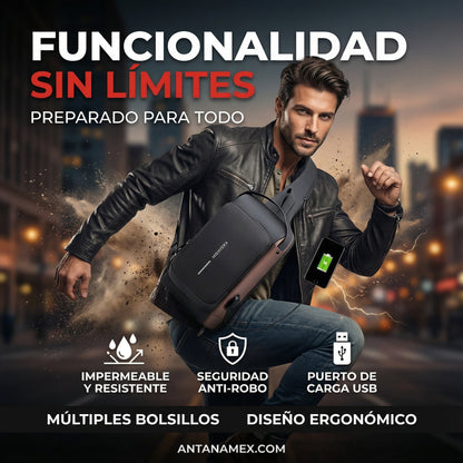 COMBO RIÑONERA IMPERMEABLE USB + AUDIFONOS M10 + SMARTWATCH DE OBSEQUIO 🎁