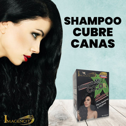 💫SHAMPOO ANTICANAS NEGRO MUJER Y HOMBRE💫