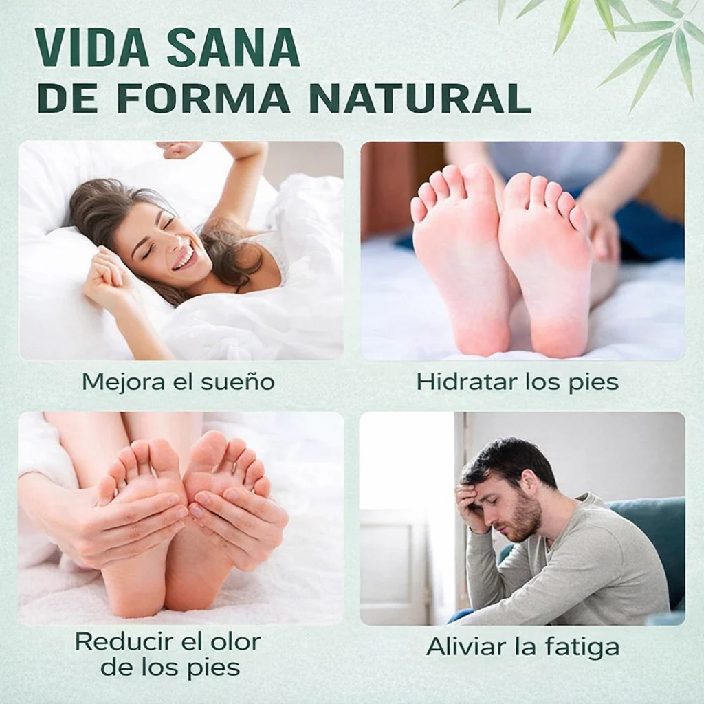 Parches Détox para Pies – Alivio, Frescura y Bienestar Mientras Duermes. OFERTA 3x1🎁