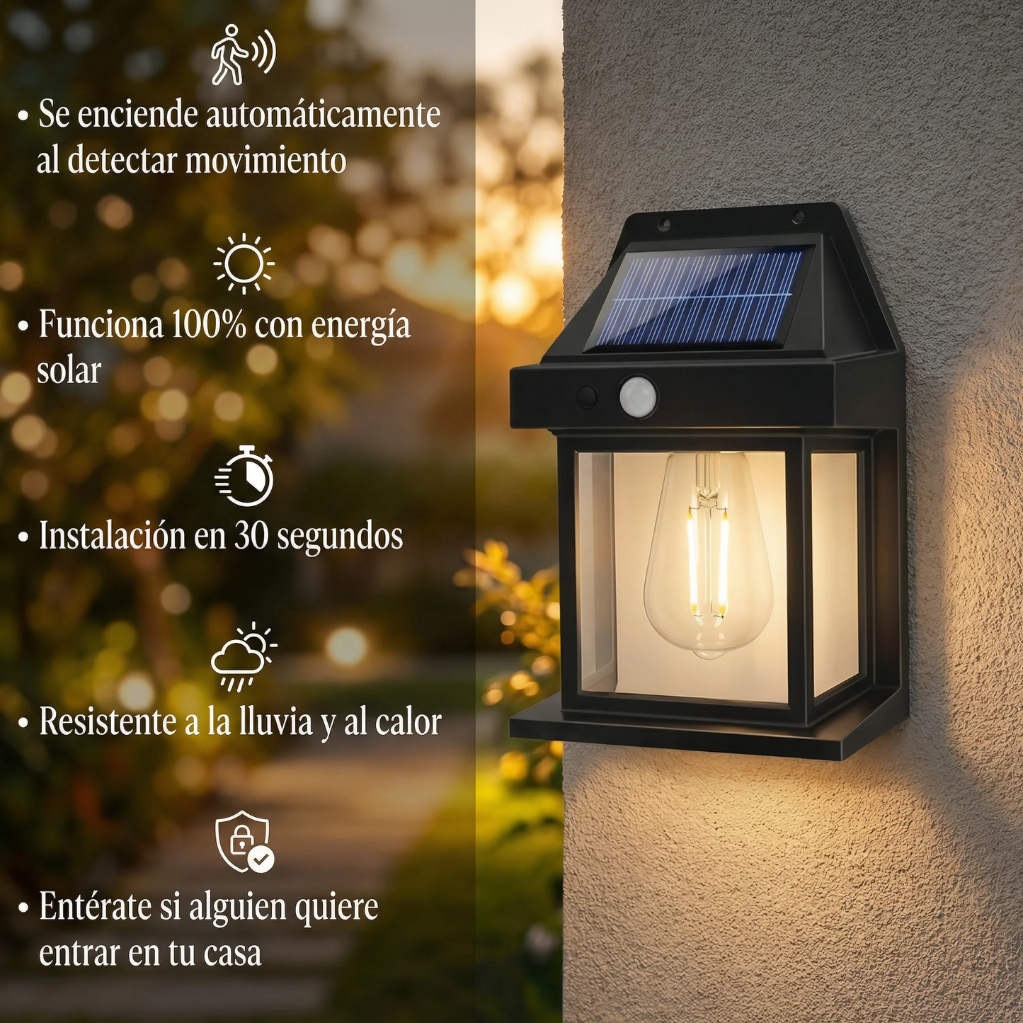 ECOBRIGHT® | Foco Solar LED | Nuevo Modelo 2026