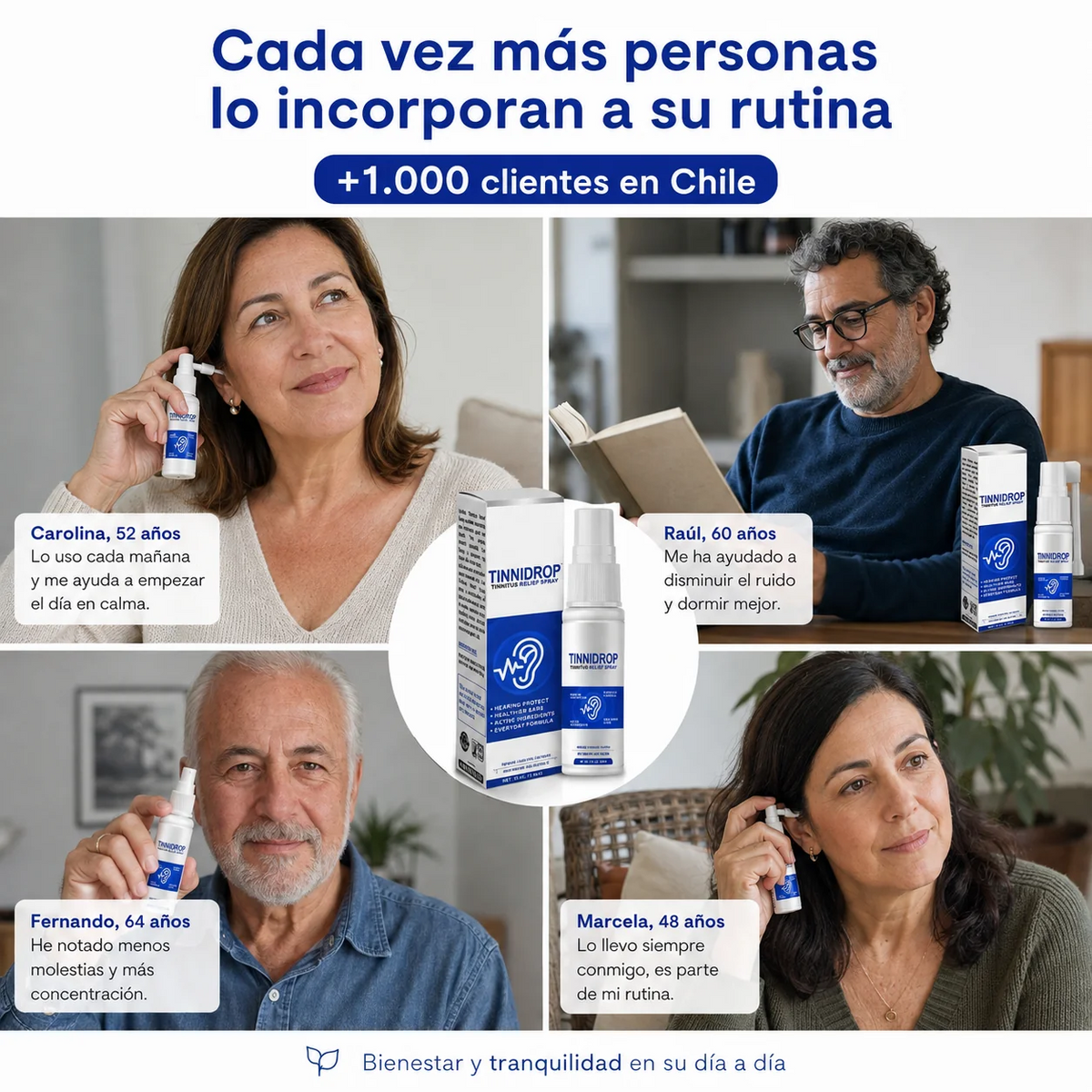 TINNIDROP® – Bienestar Auditivo y Mayor Tranquilidad Diaria