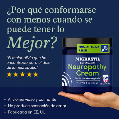 Crema Migrastil™ | Calma el Ardor y Hormigueo en Minutos.
