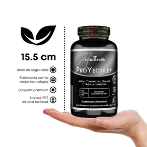 Proyectile+ | Suplemento para Hombre | Maca, Shilajit y Tribulus terrestris