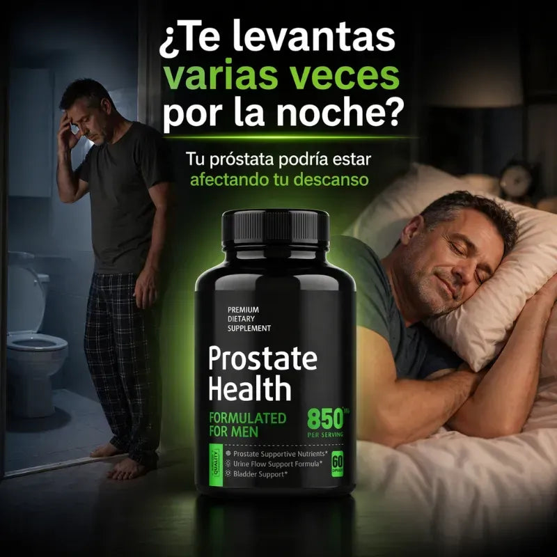 Prostate Health® Apoya tu Salud Prostática y Urinaria de Forma Natural.