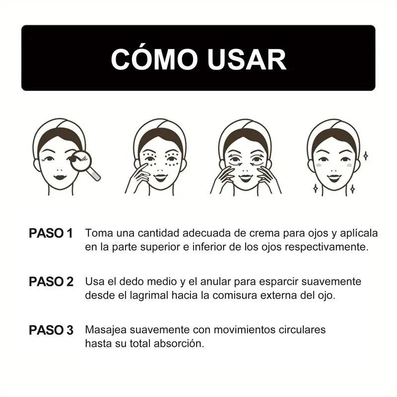 WOMBEA®  Crema de luz roja para el contorno de ojos