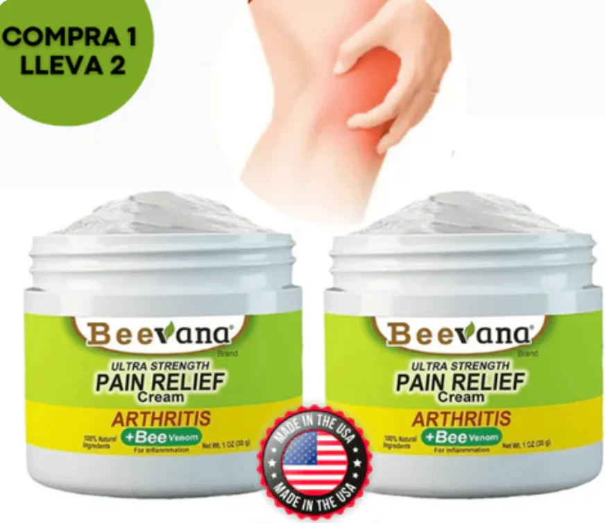 CREMA DE VENENO DE ABEJA - COLAGENO RENUEVA ARTICULACIONES Y CURA DOLOR 2X1