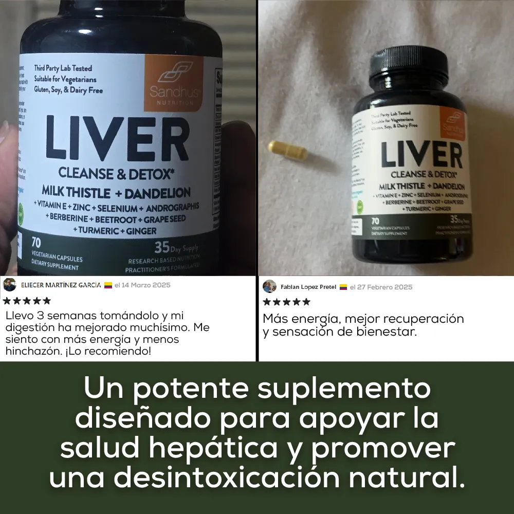 LIVER DETOX 🍃/ DESINTOXICA TU HIGADO😷/ REVITALIZA TU VIDA🧬