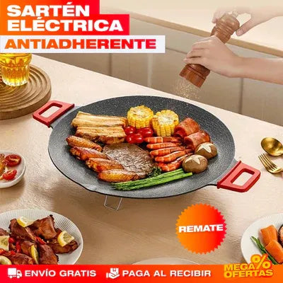 Max Grill: Sartén Eléctrico Antiadherente