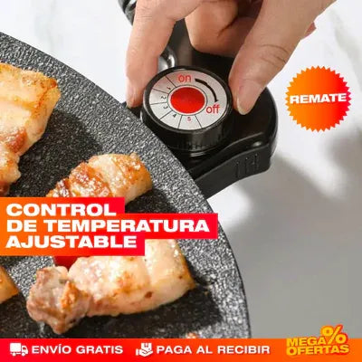 Max Grill: Sartén Eléctrico Antiadherente