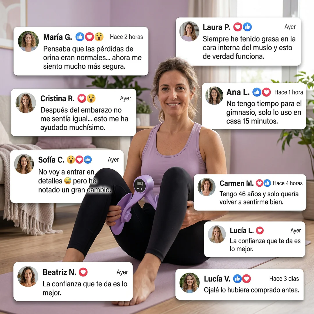 KAIZEEM FIT™ – Entrenador de Muslos y pelvis Pro 2.0 | INCLUYE GUIA 🎁