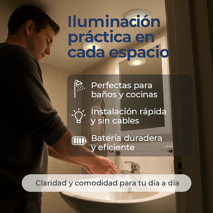 LumiStrip™ | Luces LED Inalambricas x3 con Control Remoto.