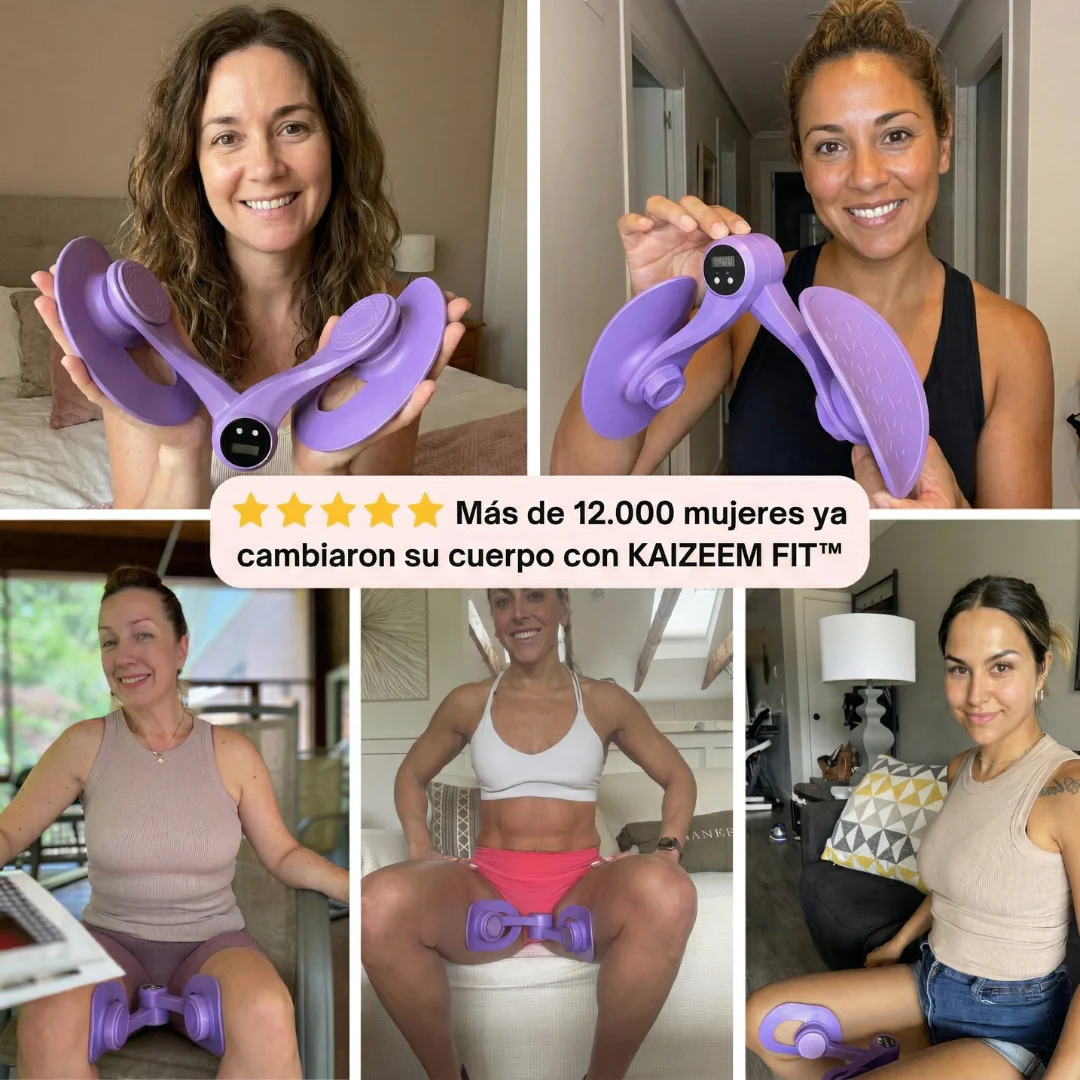 KAIZEEM FIT™ – Entrenador de Muslos y pelvis Pro 2.0 | INCLUYE GUIA 🎁