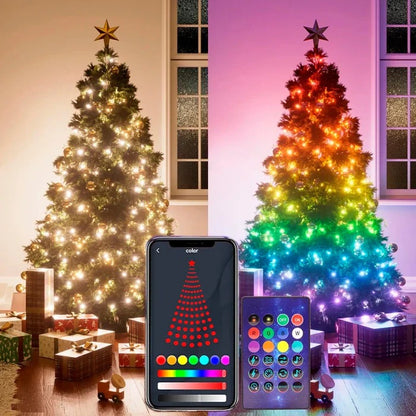 LUZ NAVIDEÑA LED INTELIGENTE BLUETOOTH 5 METROS / 10 METROS / 20 METROS