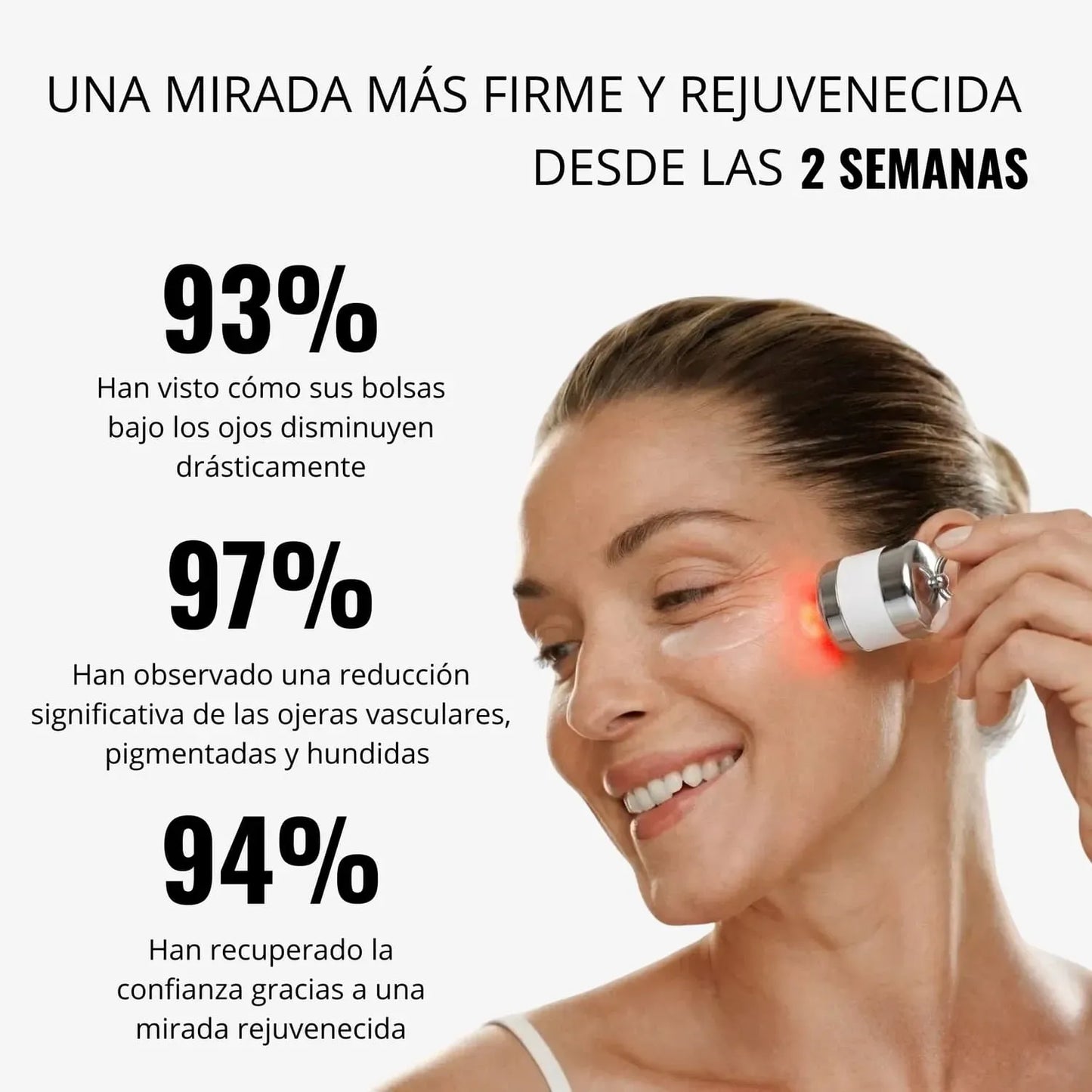 WOMBEA®  Crema de luz roja para el contorno de ojos