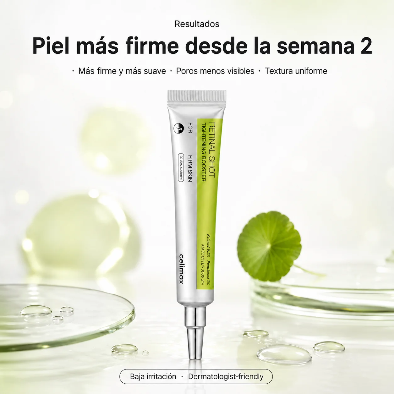 RETINAL COREANO 0,1% · FÓRMULA ANTI-EDAD