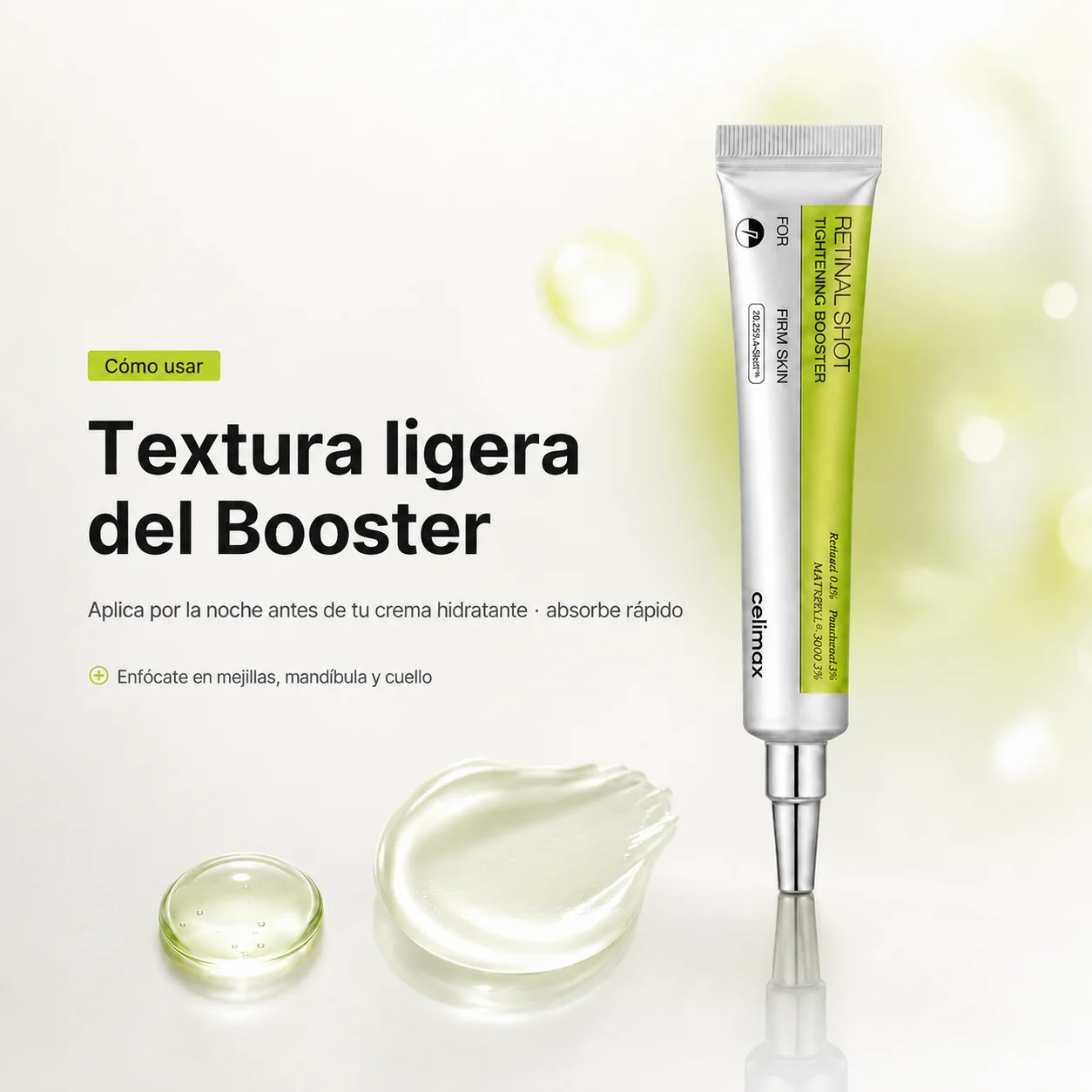 RETINAL COREANO 0,1% · FÓRMULA ANTI-EDAD