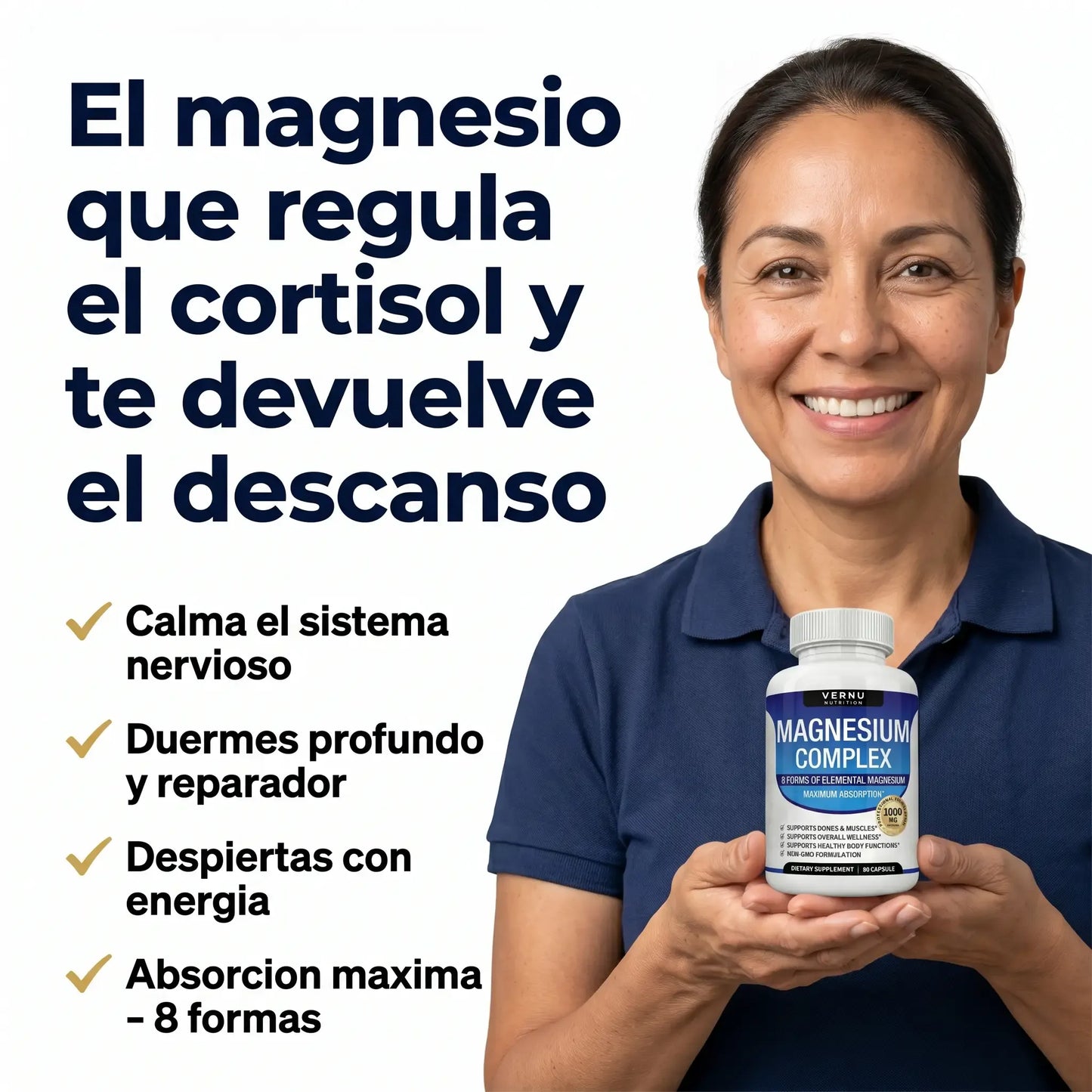 Magnesium Complex | Calma el Estrés, Duerme Mejor y Despierta con Energía