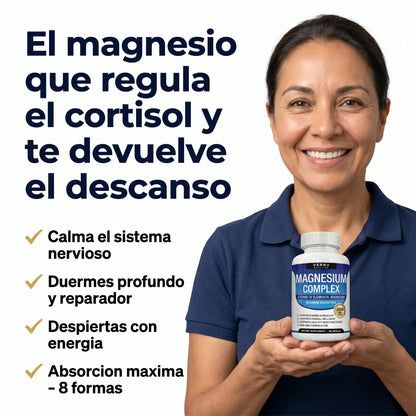 Magnesium Complex | Calma el Estrés, Duerme Mejor y Despierta con Energía