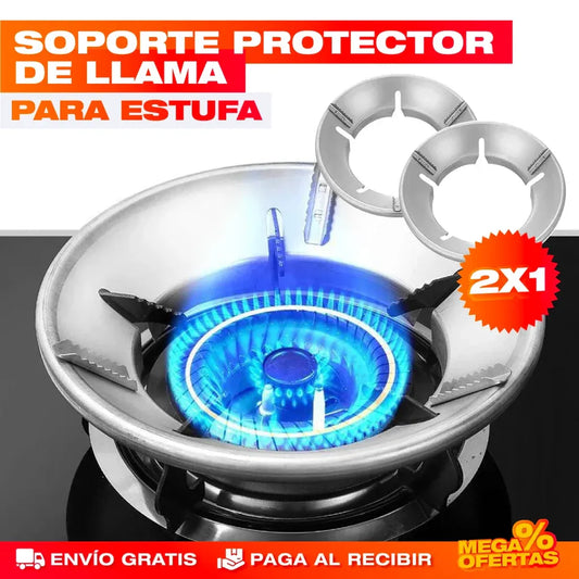 PROMO 2X1 SOPORTE PROTECTOR DE LLAMA Y AHORRADOR DE GAS 🔥