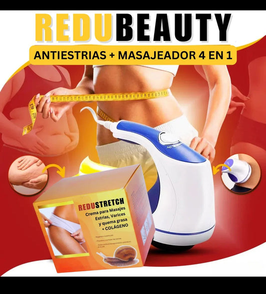 ReduBeauty - Masajeador Antiestrias Quemagrasa