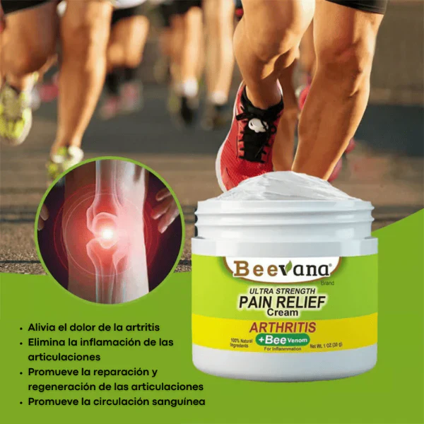 CREMA DE VENENO DE ABEJA - COLAGENO RENUEVA ARTICULACIONES Y CURA DOLOR 2X1