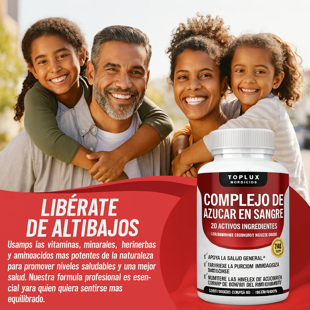 BLOOD SUGAR SUPLEMENTO - AYUDA A REGULAR TU GLUCOSA Y MEJORAR TUS NIVELES DE AZUCAR