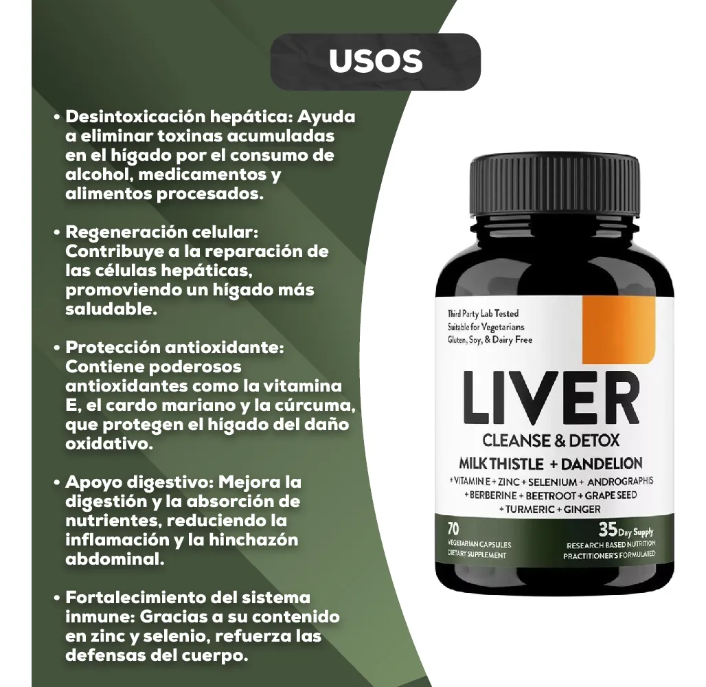 LIVER DETOX 🍃/ DESINTOXICA TU HIGADO😷/ REVITALIZA TU VIDA🧬