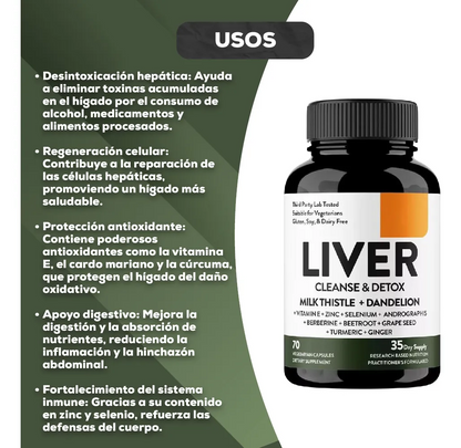 LIVER DETOX 🍃/ DESINTOXICA TU HIGADO😷/ REVITALIZA TU VIDA🧬