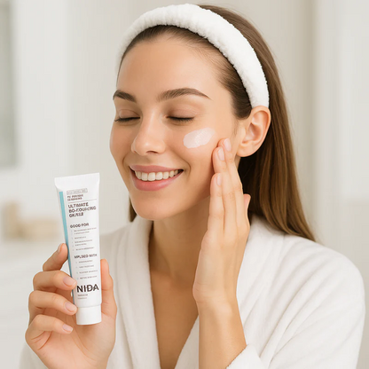 NIDA™: Crema Hidratante Avanzada con Colágeno, Niacinamida, Centella Asiática y Ácido Hialurónico (Compra 2 y Obtén 1 Gratis)💧.