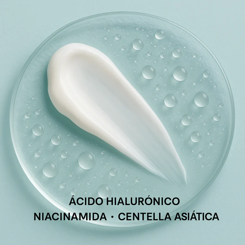 NIDA™: Crema Hidratante Avanzada con Colágeno, Niacinamida, Centella Asiática y Ácido Hialurónico (Compra 2 y Obtén 1 Gratis)💧.